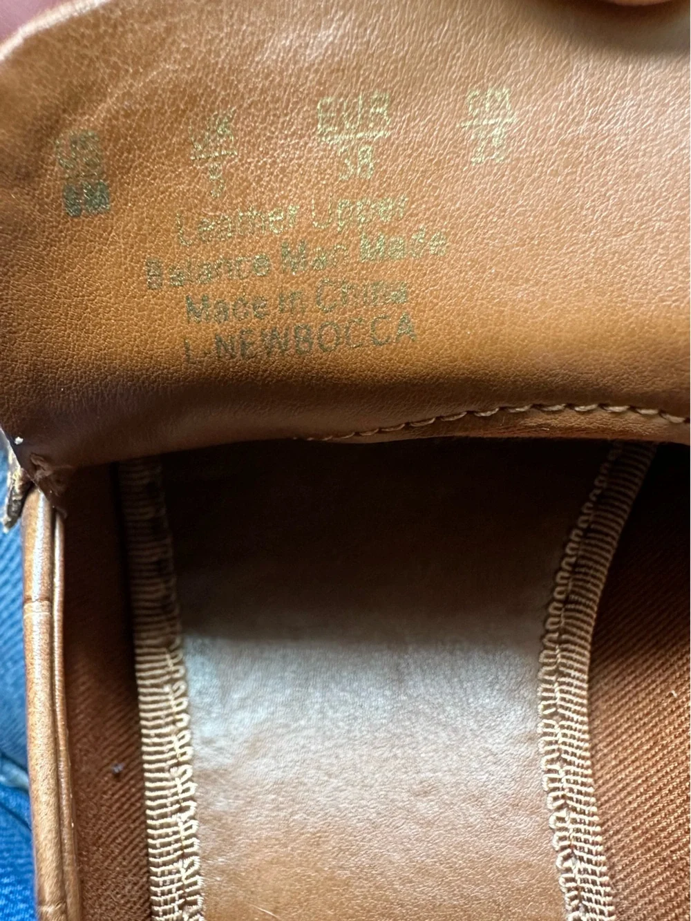 J. Crew Brown Croc-Embossed Leather Loafers with Gold Heel Trim